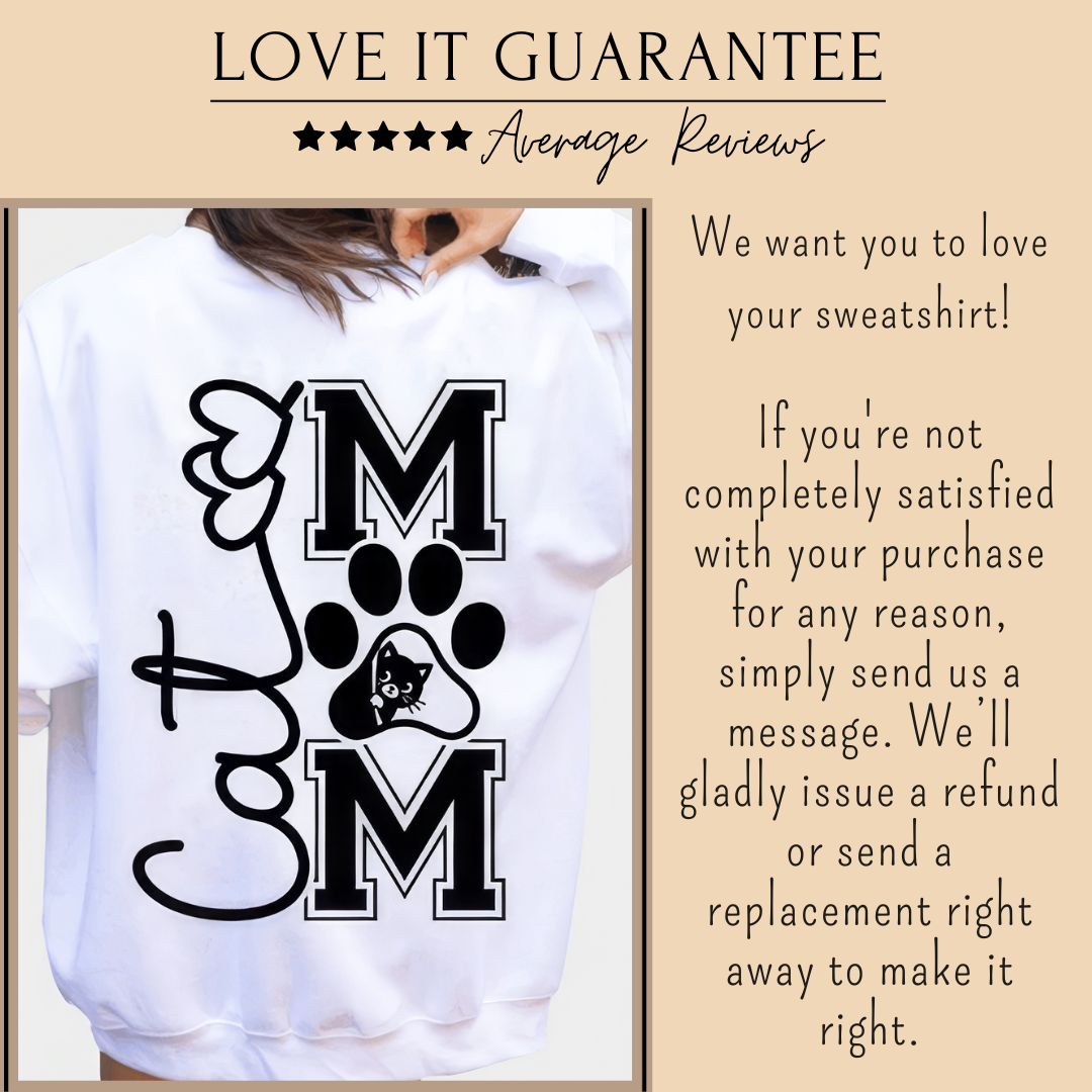 Personalized Cat Mom Hoodie