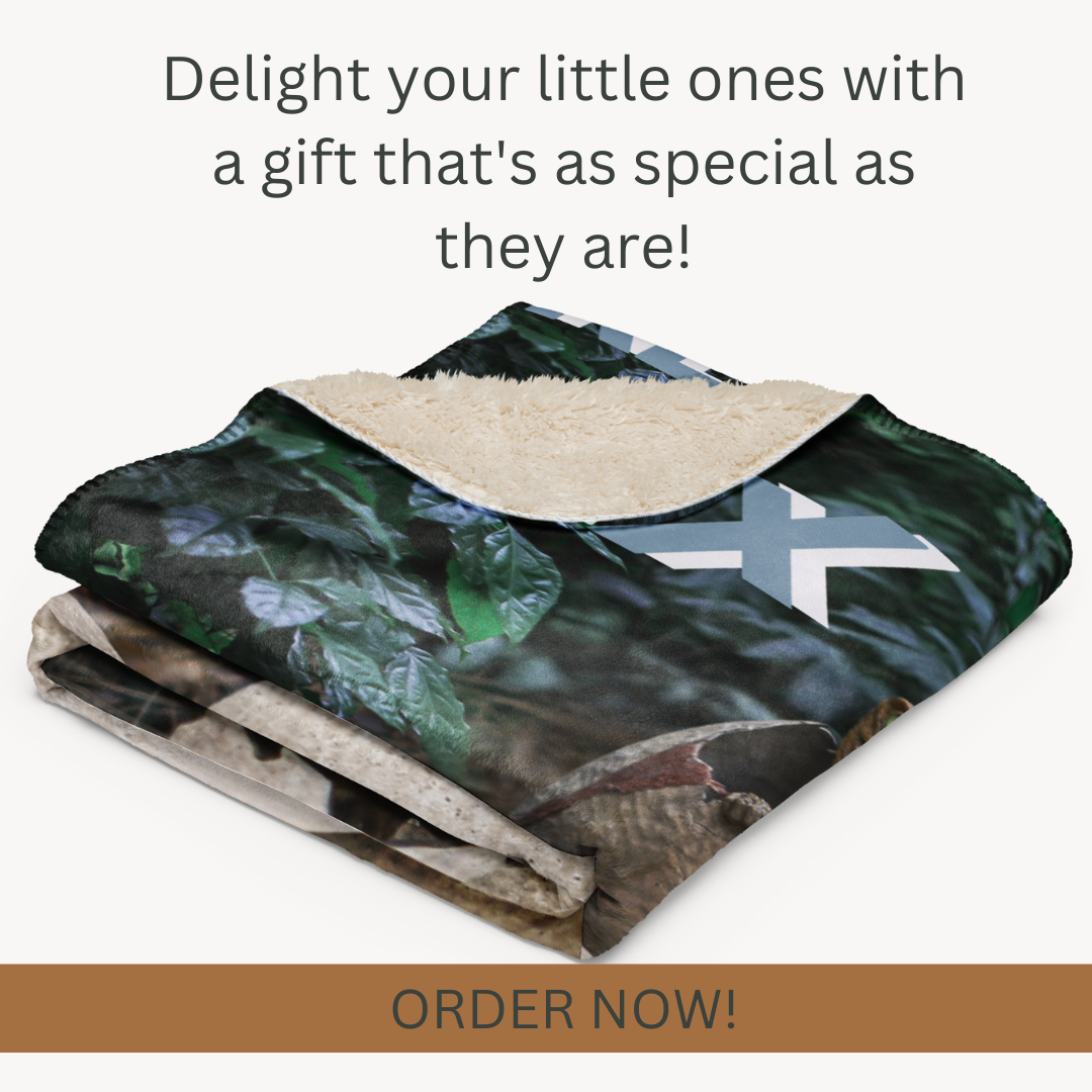 Personalized Dino Sherpa Photo Blanket
