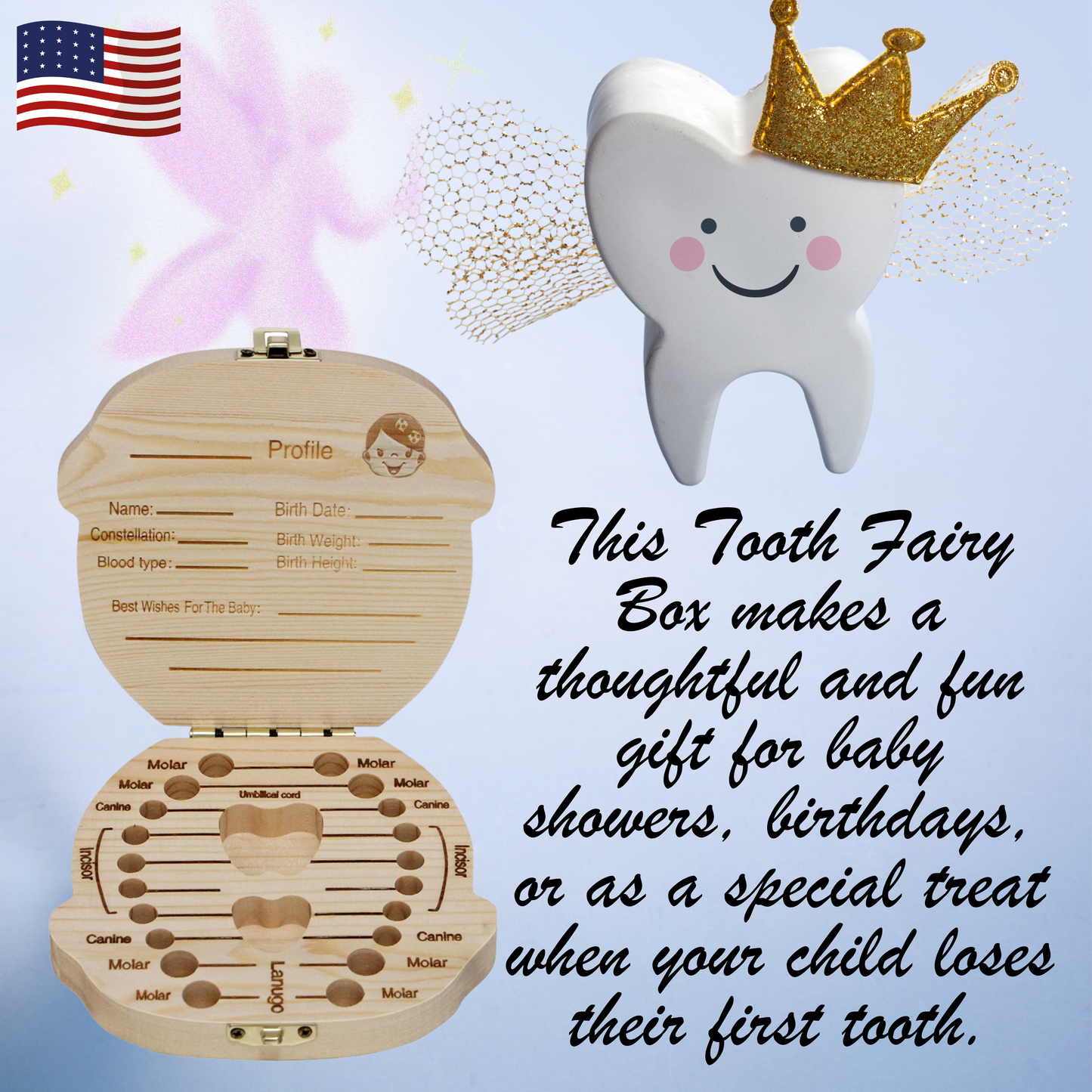 Personalized Magic Tooth Fairy Box