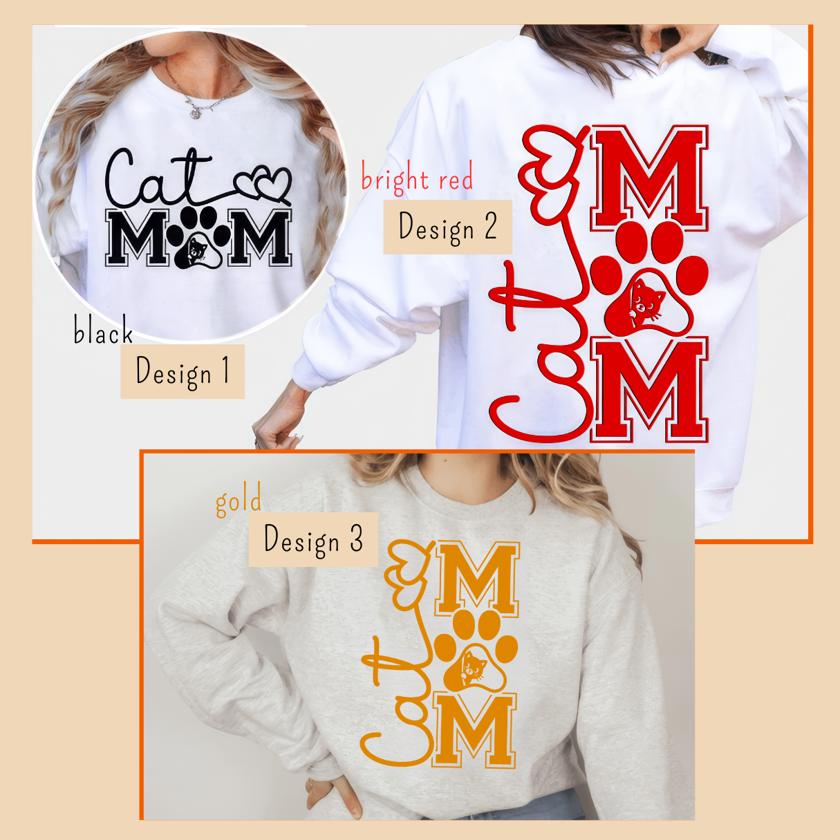 Personalized Cat Mom Hoodie