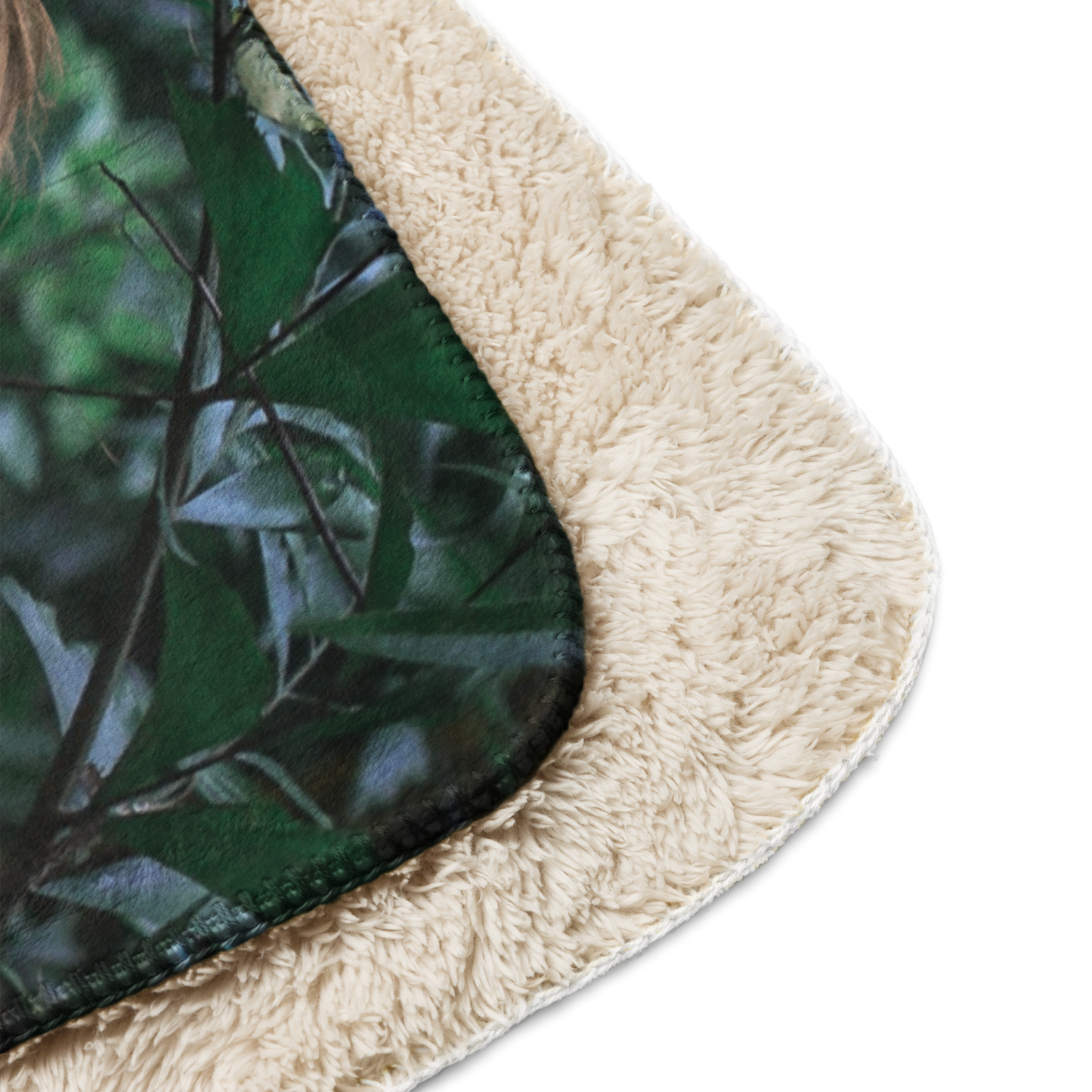 Personalized Dino Sherpa Photo Blanket