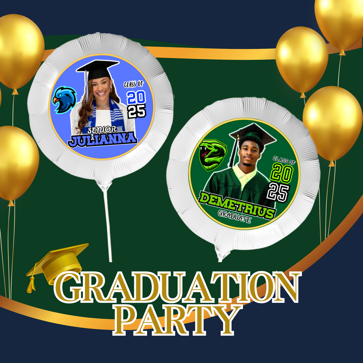 Custom Graduation Balloon with Photo