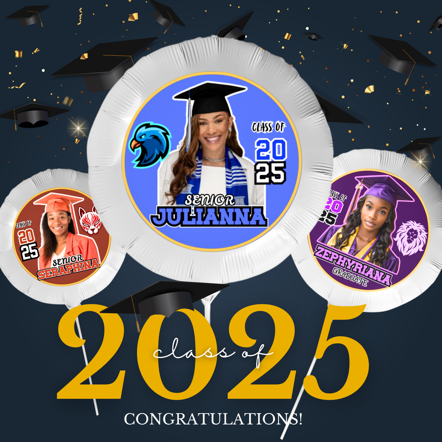 Custom Graduation Balloon with Photo